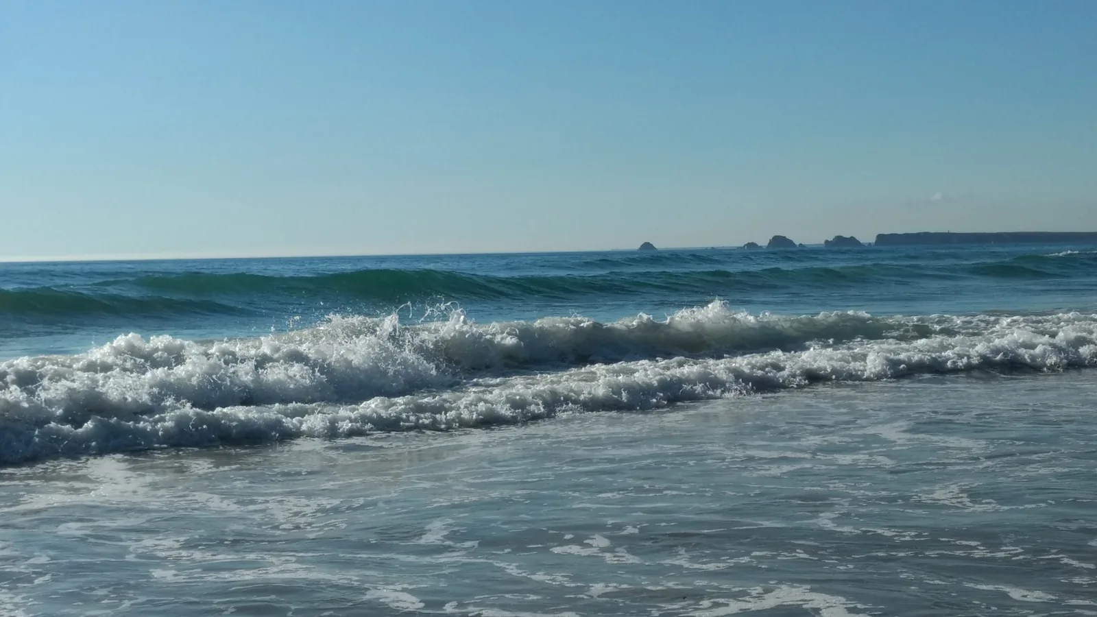 Tas de Pois de la plage de La Palue